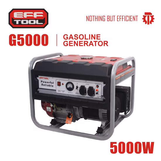 Gasoline Generator Efftool-3500/1kw/2kw/2.5kw/3kw/3.5kw/5kw/6kw Generator